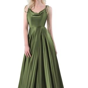 Olive Green Bridesmaid Dress